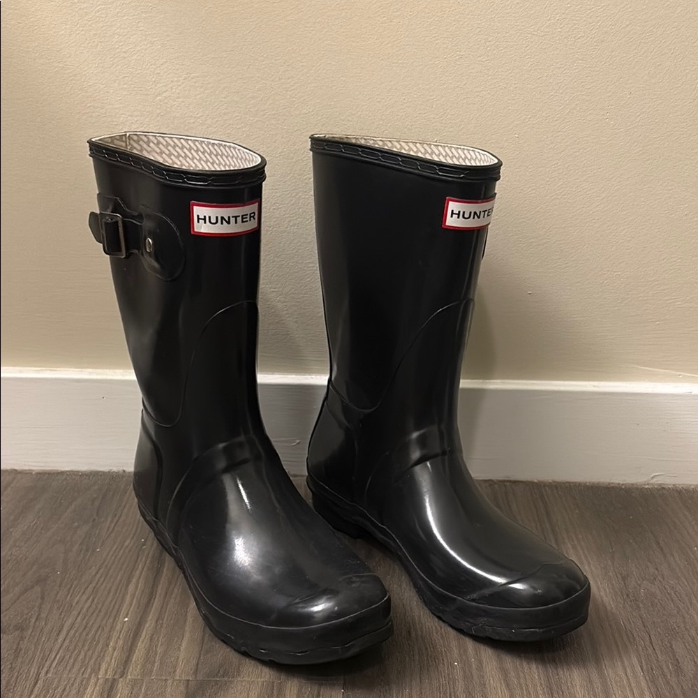 Hunter Black Rain Boots
